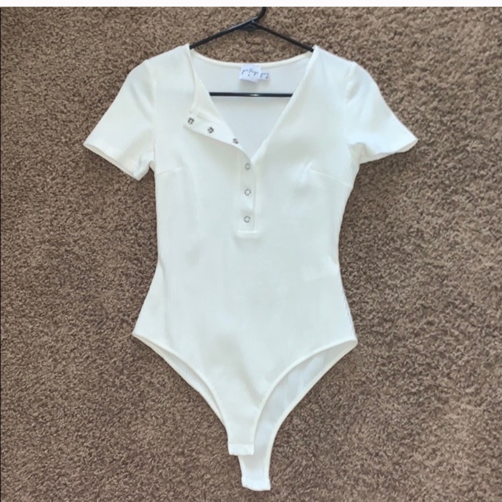 NWOT Princess Polly White Bodysuit